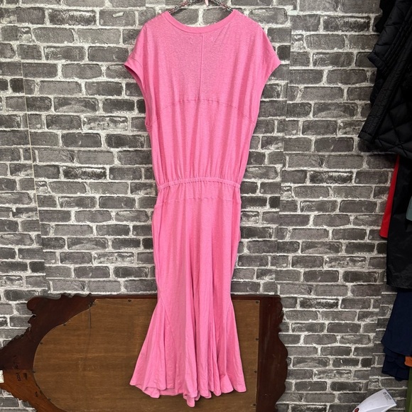 FP BEACH Free People Marlo Midi Dress Pockets Rose Bloom pink - Picture 11 of 13